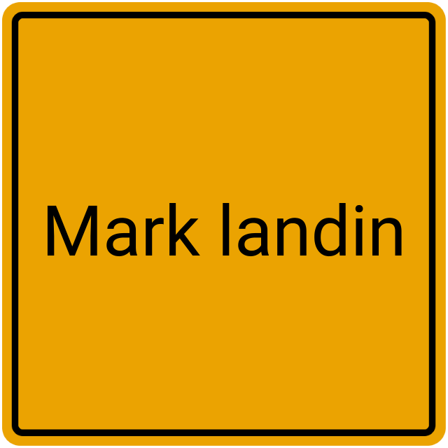 Meldebestätigung Mark Landin